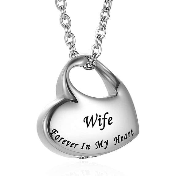 Cremation Urn Jewelry for Ashes, Ash Keepsake Urn Necklace for Man Women,Waterproof Memorial Pendant with free filling kit for Dad/Mom/Brother/Daughter/Son/Papa/Wife