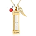 thumbnail image 1 of Cremation Urn Necklace for Ashes Timeless Hourglass Memorial Pendant Keepsake Jewelry for Human Pet Ashes, 1 of 7