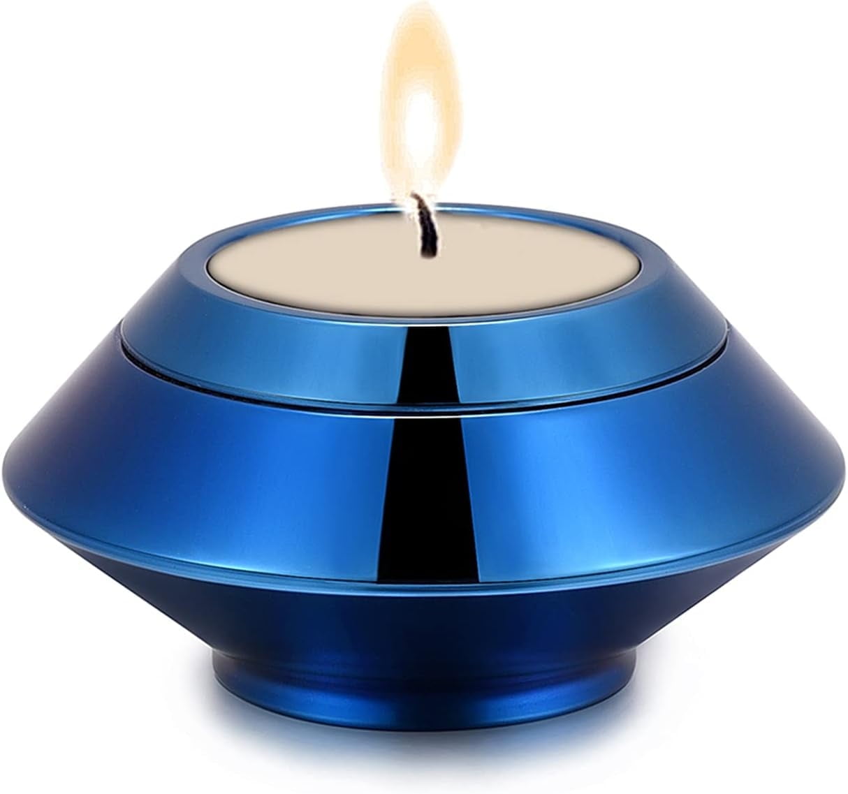 Cremation Urns for Ashes Stainless Steel Candle Ash Holder Keepsake Urn for Ashes Mini Funeral Urns for Human Ashes/Pet Ashes