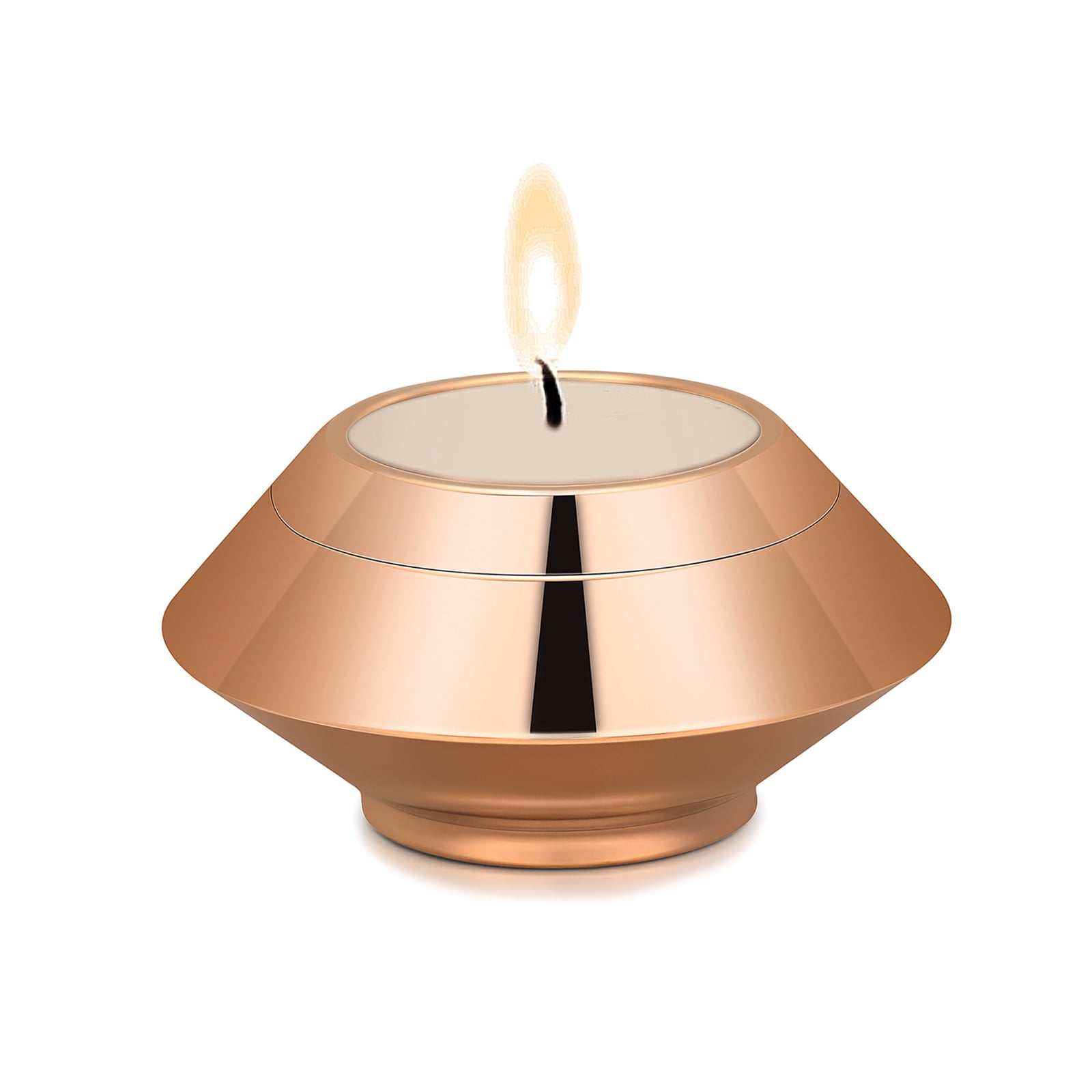 Cremation Urn for Human Ashes Stainless Steel Candle Ash Holder Keepsake Urn for Ashes Candlestick Mini Funeral Urns for Pet Ashes,Customize