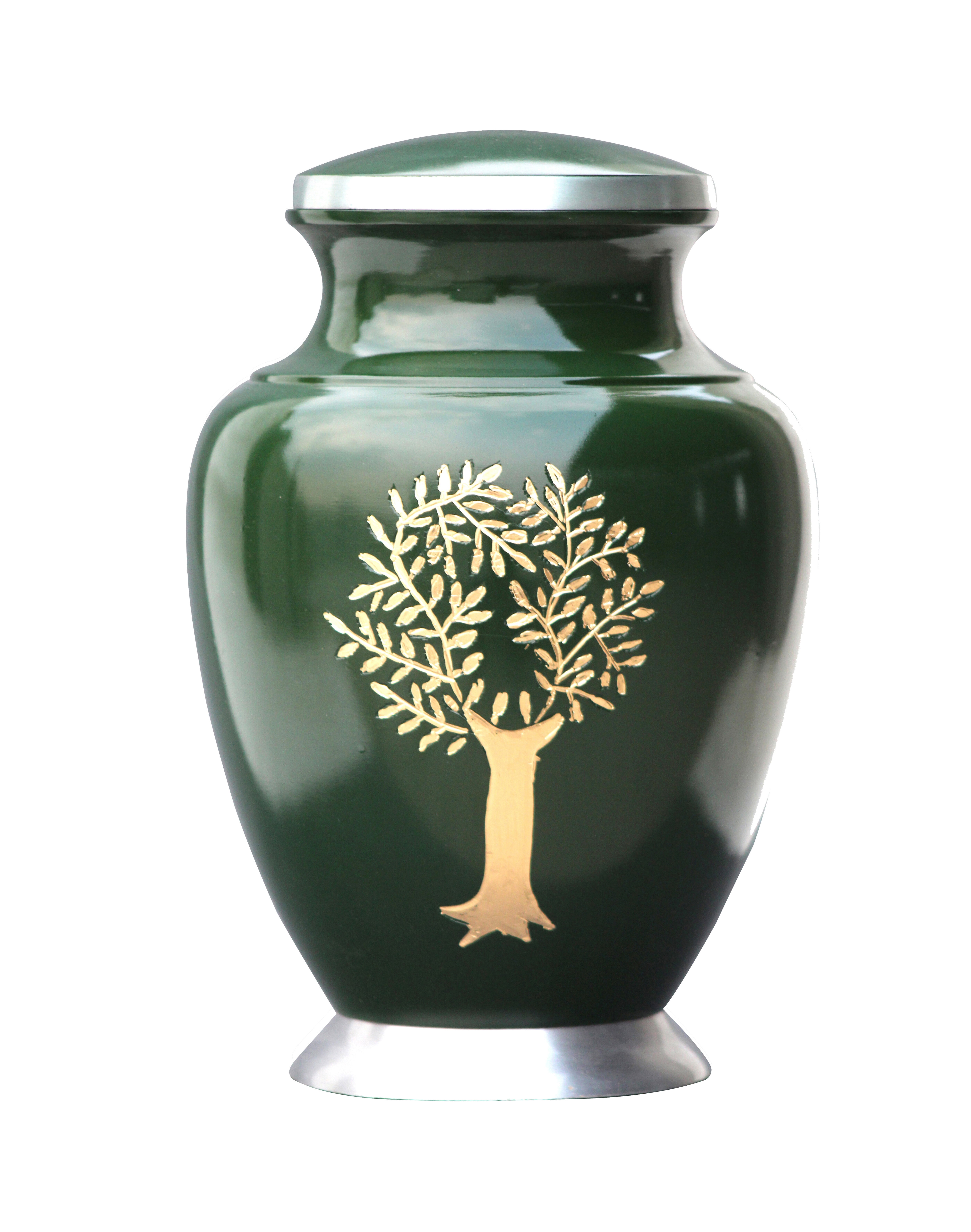Cremation Urn for Human Ashes, Tree o Life Funeral Urn, Wooden Urn for Adult ashes, Memorial Urns for Male/Female Ashes