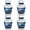 thumbnail image 1 of Cremation Urns for Adult Ashes - Urns for Ashes Adult Female Mother & Dad Male - Human Remains Urns - Urn Adult Human Ashes - Urns for Human Ashes Adult(Size - 3inch, 4pcs), 1 of 5