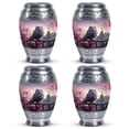 thumbnail image 1 of Cremation Urns For Human Ashes Adult Female - Funeral Urns For Human Ashes Adult - Urn For Ashes For Men - Mini Keepsake Urns - Small Urns For Human Ashes Set Of 4 (Size - 3inch, 4pcs), 1 of 5