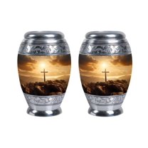Cremation Urns For Human Ashes - Keepsake Urns For Ashes Small - Urns For Ashes Adult Female Mom - Urns For Human Ashes Adult Male - Funeral Urns For Human Ashes Adult (Size - 3inch, 2pcs)