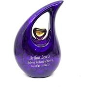 Cremation urns Personalizable Purple Urn, Small - Medium