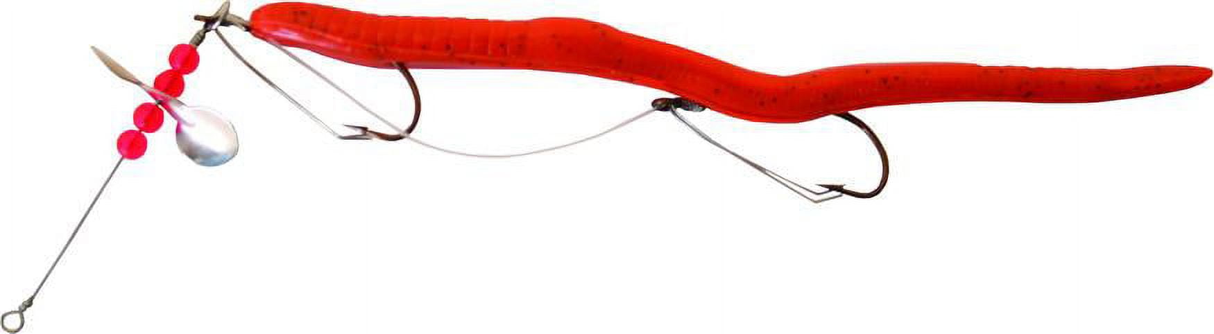  Creme Scoundrel 6-Inch Worm Bait with Wire Leader and  Propeller, WATERMELON : Artificial Fishing Bait : Sports & Outdoors