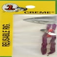 thumbnail image 1 of Creme Midget Crawler Worm, 1 Rig and Spare, 3-1/2", Purple, 1 of 3