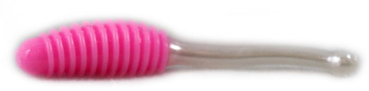 Creme 1.5" Ringed Stinger Shad Fishing Lure. Pink & Pearl