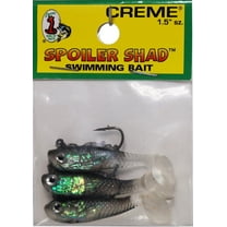 Creme 1.5" Spoiler Shad Swim Bait Soft Plastic Lure