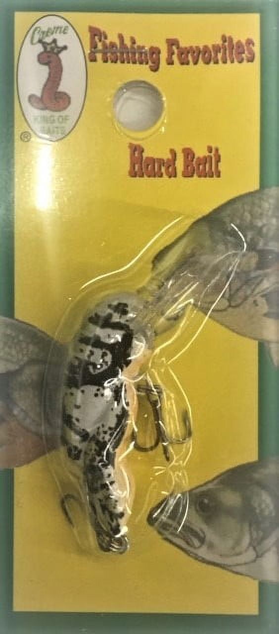 Creme 1.5" Ultra Lite Fishing Favorites Hard Bait, Green Craw