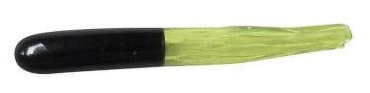Creme 2" Maxi Tail Lure, Black & Chartreuse, Super Size