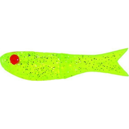 Creme 2086-25 Lit'l Fishie Minnow Snack Pack 2 1/2" Chartreuse
