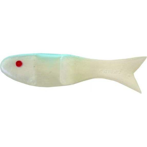 Creme 3093-25 Lit'l Fishie Minnow Snack Pack 3 1/2" White Pearl