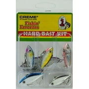 Creme Fishin' Favorites Lipless Hard BaitLure Kit Assortment, 5 Pk Assorted