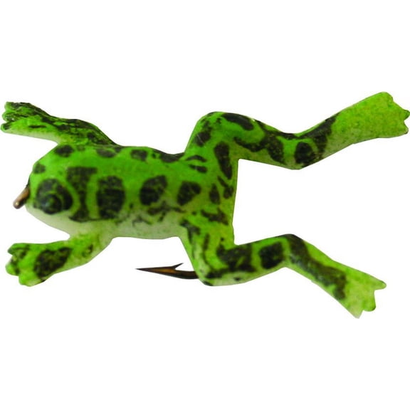 Creme Fishing Lure 5124-22 Small Green Frog 2 Per Pack
