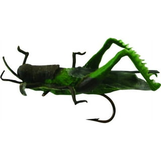 Cricket Shape Fishing Soft Lures Simulation Grasshopper Cricket Insect Mino  Lure for Outdoor Streams Ponds or River