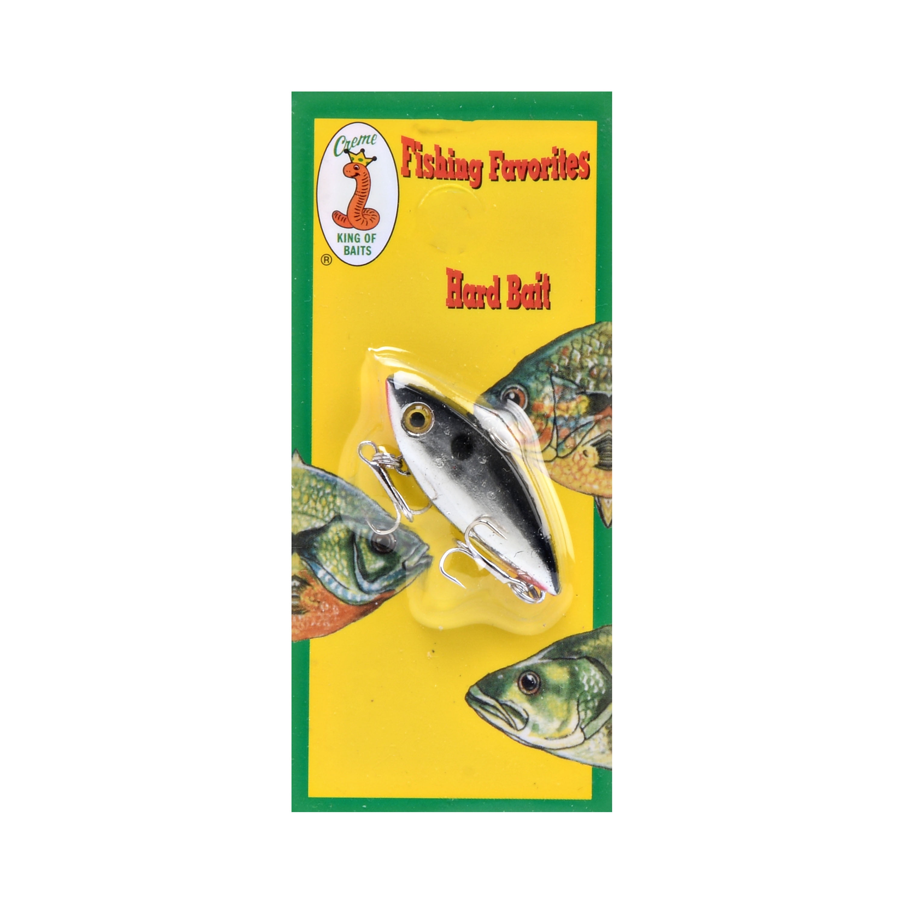 3 Packs Creme's Crankbait 2 Pouces - Silver Black Back - Leurres De Pêche