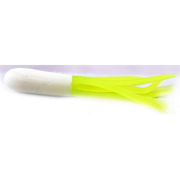 Creme Mini Tail Lures, Glow