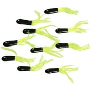Creme Mini Tails Lures 10 Pack, Black Chart