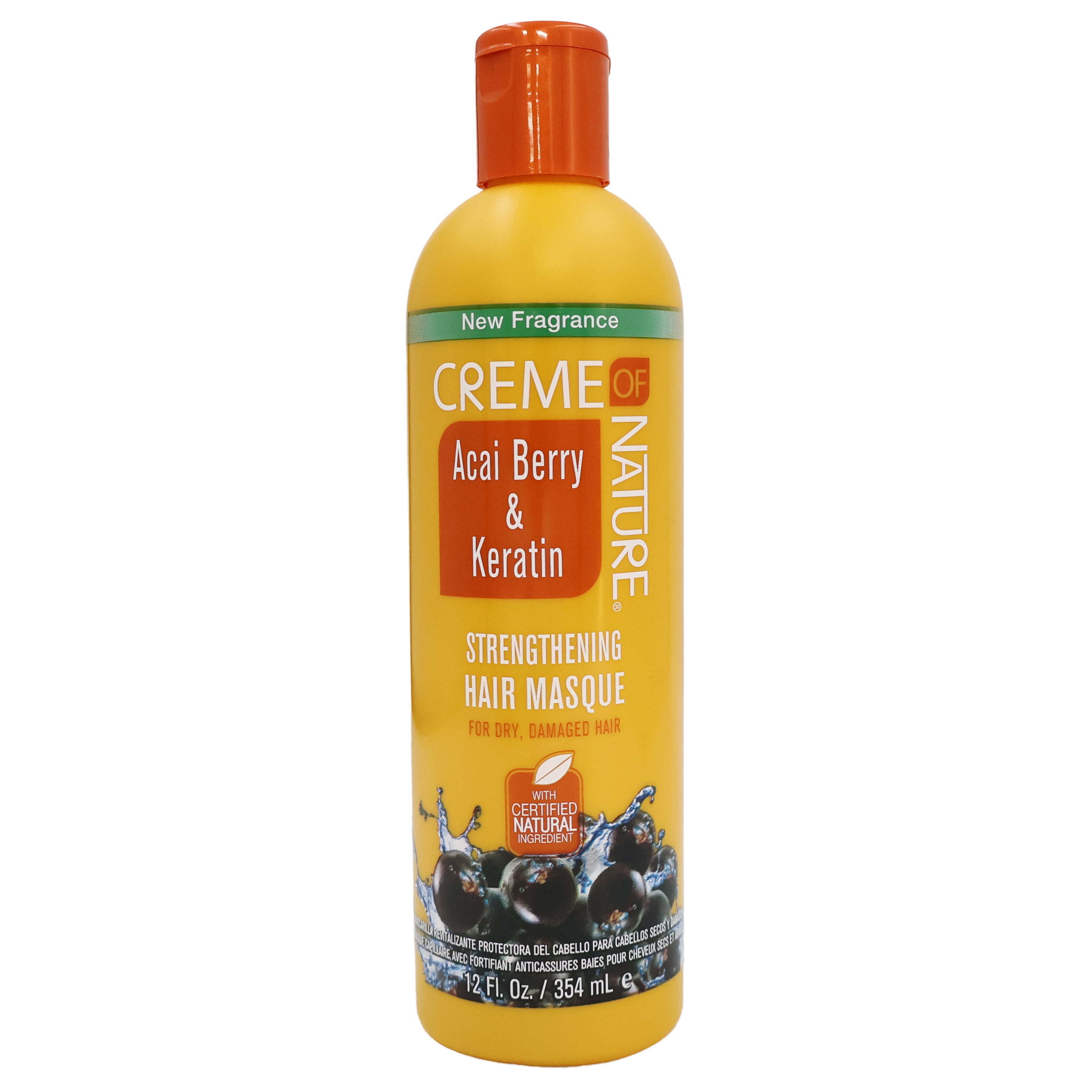 CREME OF NATURE Acai Berry & Keratin Strengthening Hair Masque Packet (1.75oz) CREME OF NATURE Acai Berry & Keratin Strengthening Hair Masque Packet (1.75oz)