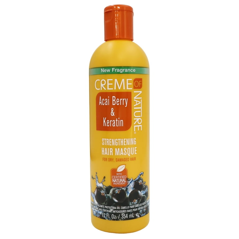 CREME OF NATURE Acai Berry & Keratin Strengthening Hair Masque Packet (1.75oz) CREME OF NATURE Acai Berry & Keratin Strengthening Hair Masque Packet (1.75oz)