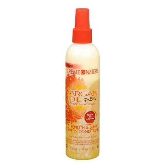 Creme Of Nature Argan Oil Strength and Shine Leave In Conditioner, 8.45 Oz, 6 Pack