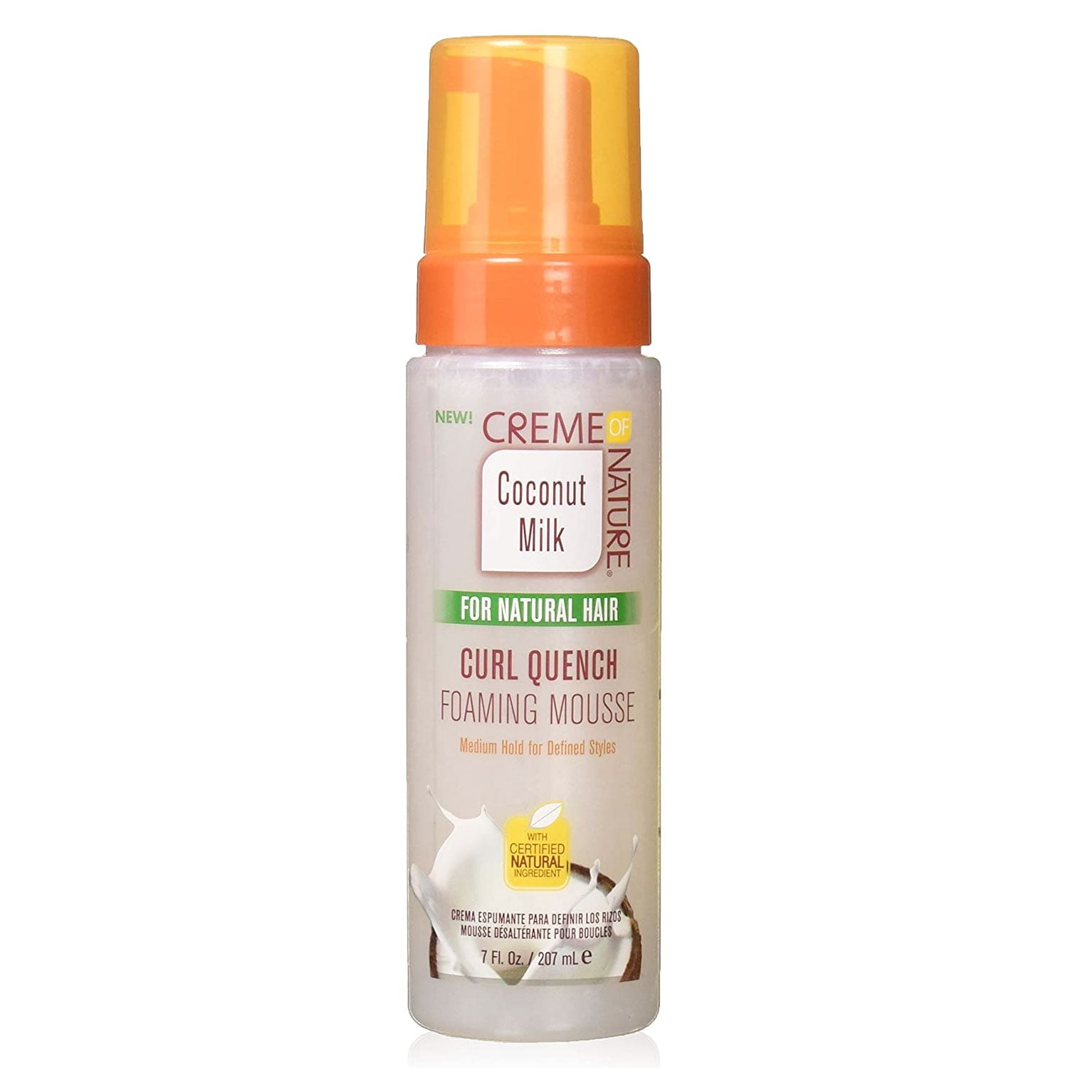 CREME OF NATURE Coconut Milk Curl Quench Foaming Mousse (7oz) CREME OF NATURE Coconut Milk Curl Quench Foaming Mousse (7oz)