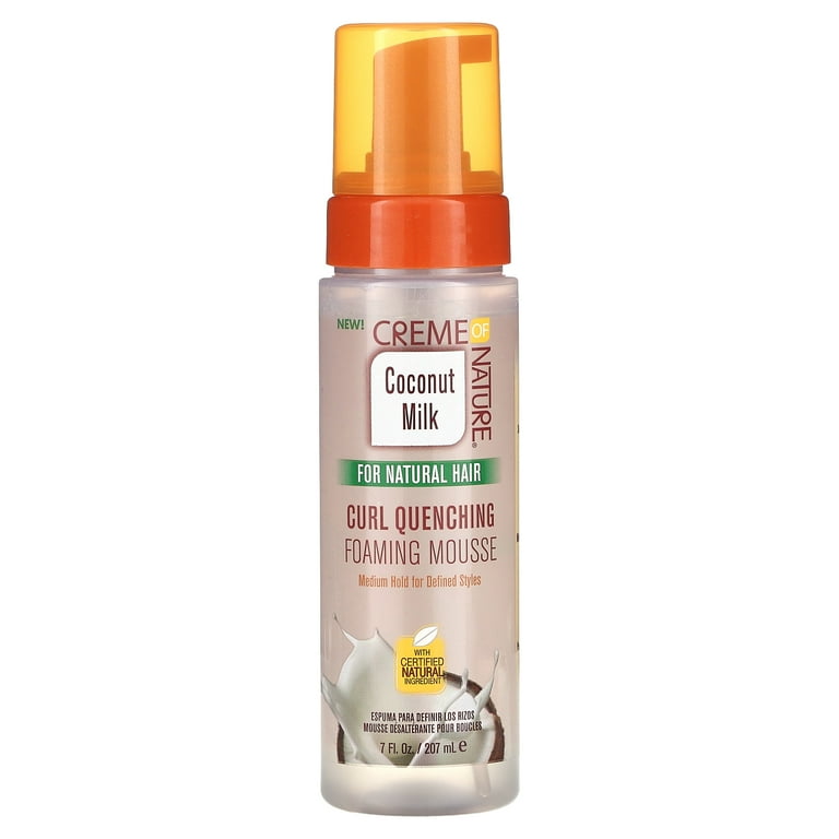 CREME OF NATURE Coconut Milk Curl Quench Foaming Mousse (7oz) CREME OF NATURE Coconut Milk Curl Quench Foaming Mousse (7oz)
