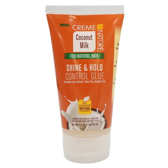 Creme Of Nature Coconut Milk Shine Hold Control Glue, 5.1 Oz.