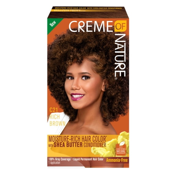 Creme Of Nature Color C21 Rich Brown Kit (Pack of 2)