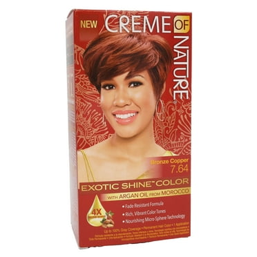 Creme of Nature Exotic Shine Color With Argan Oil, Bronze Copper 7.64 ...