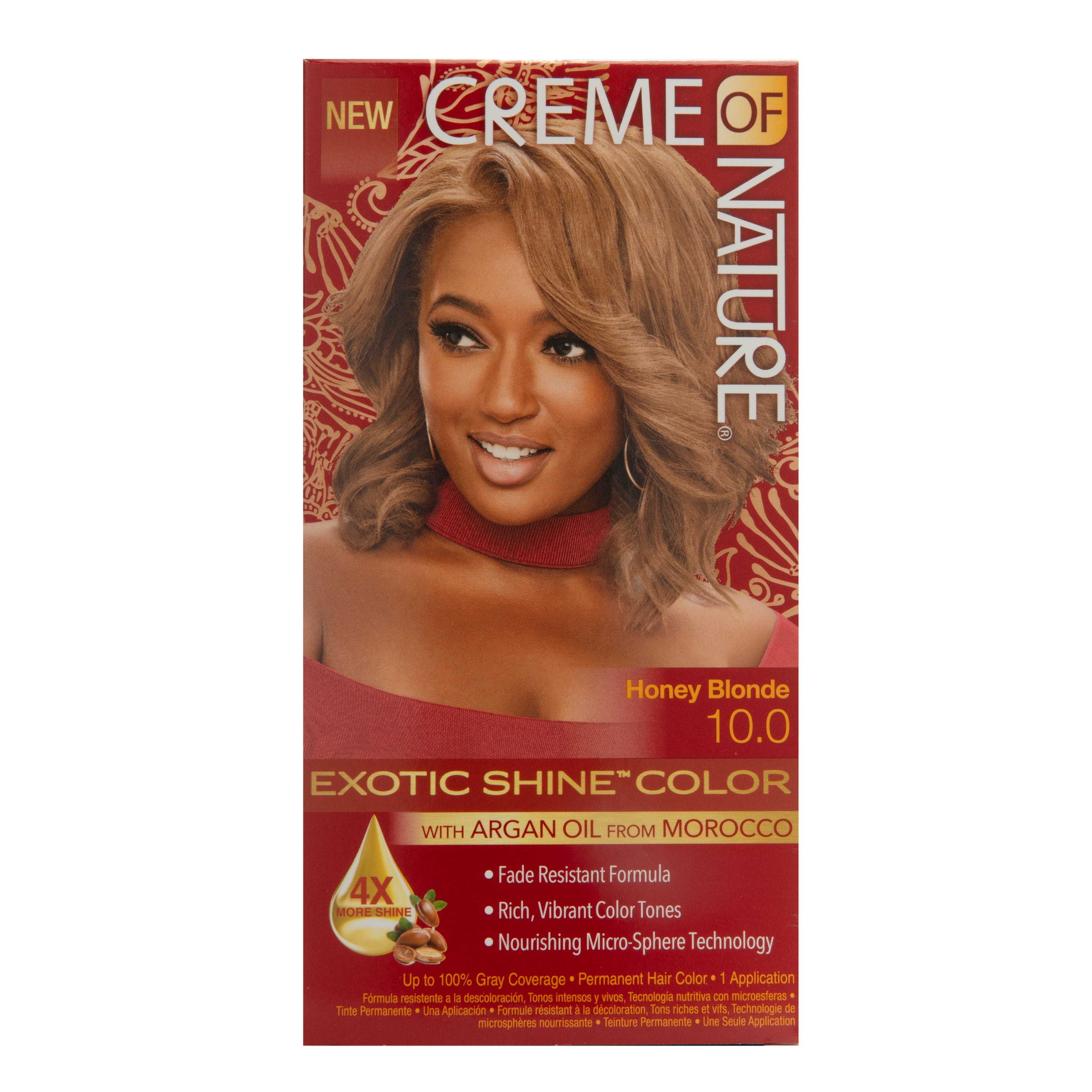 Creme Of Nature Gel Hair Color Honey Blonde, Pack of 12