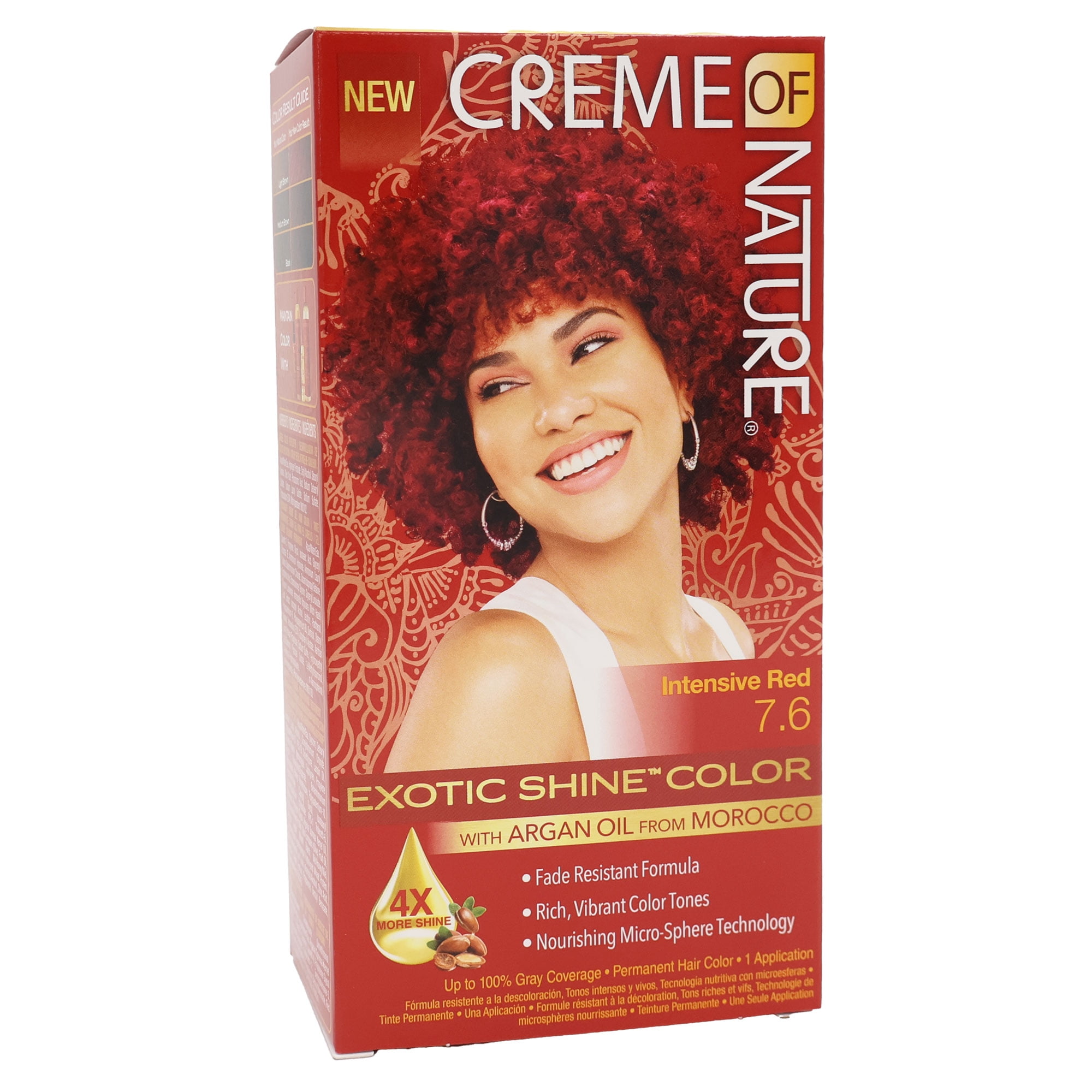 Creme Of Nature Gel Hair Color Intensive Red - Walmart.com