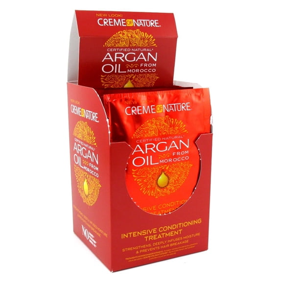 Creme Of Nature Packette Argan Oil Treatment 1.75 Ounce (12 Pack)