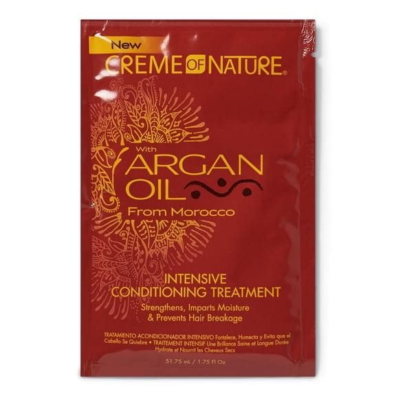 Creme Of Nature Packettes Argan Oil Treatment, 1.75 oz,  2 Pack