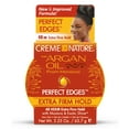Creme Of Nature Perfect Edges 48 HR Extra Firm Edge Control Hair Styling Gel with Argan Oil, 2.