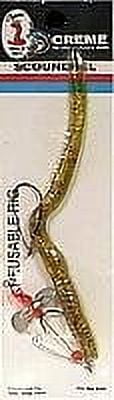 Creme Pre-Rigged Weedless 6" Scoundrel Worm Lure - Foto 6