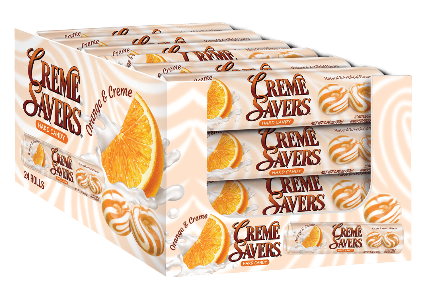 Creme Savers Orange & Creme 1.76 oz. Roll - Walmart.com