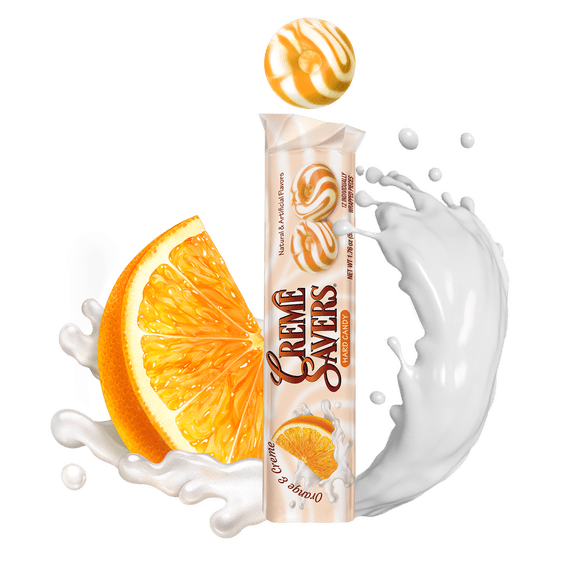 Creme Savers Orange & Creme 1.76 oz. Roll