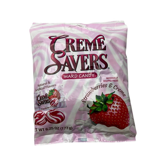 Creme Savers Strawberry 6.25 OZ Pack of Two