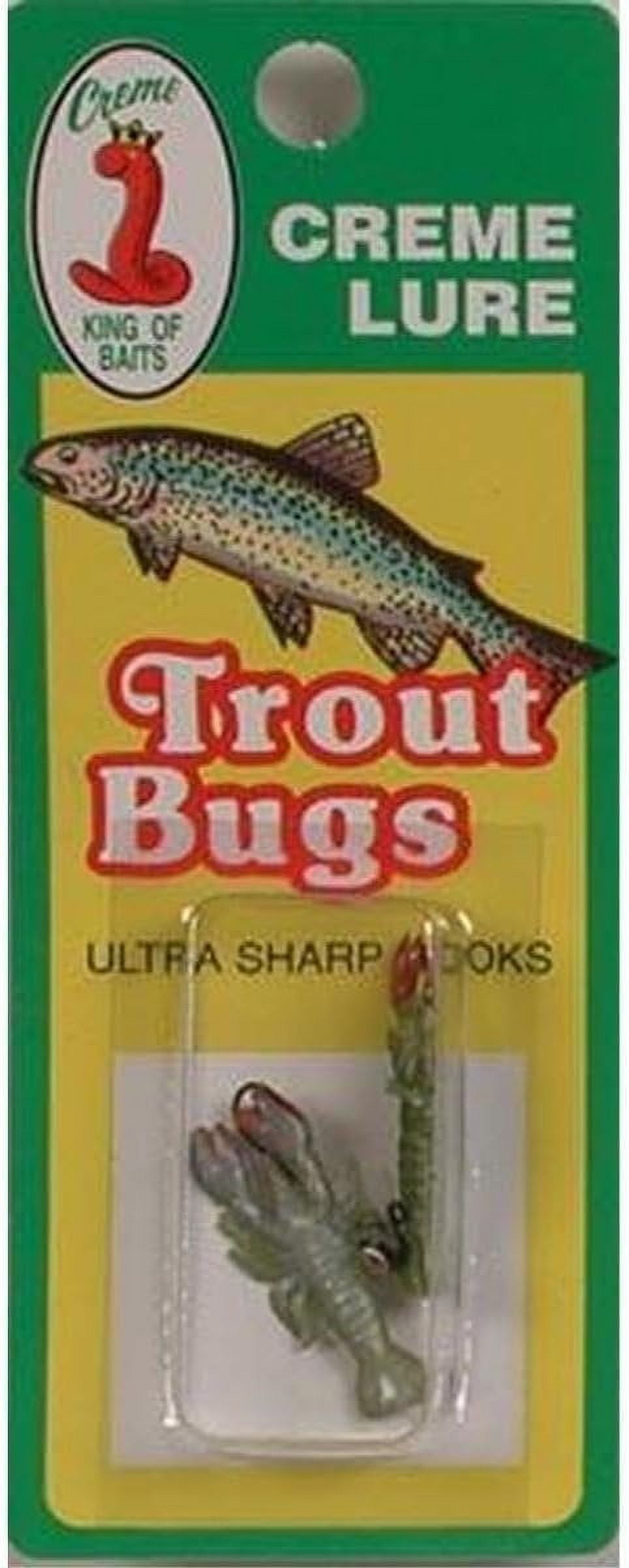Creme Trout Baby Crawfish Lure, Brown