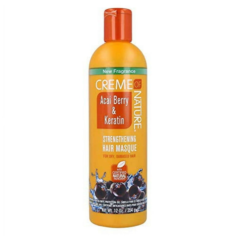 CREME OF NATURE Acai Berry & Keratin Strengthening Hair Masque Packet (1.75oz) CREME OF NATURE Acai Berry & Keratin Strengthening Hair Masque Packet (1.75oz)