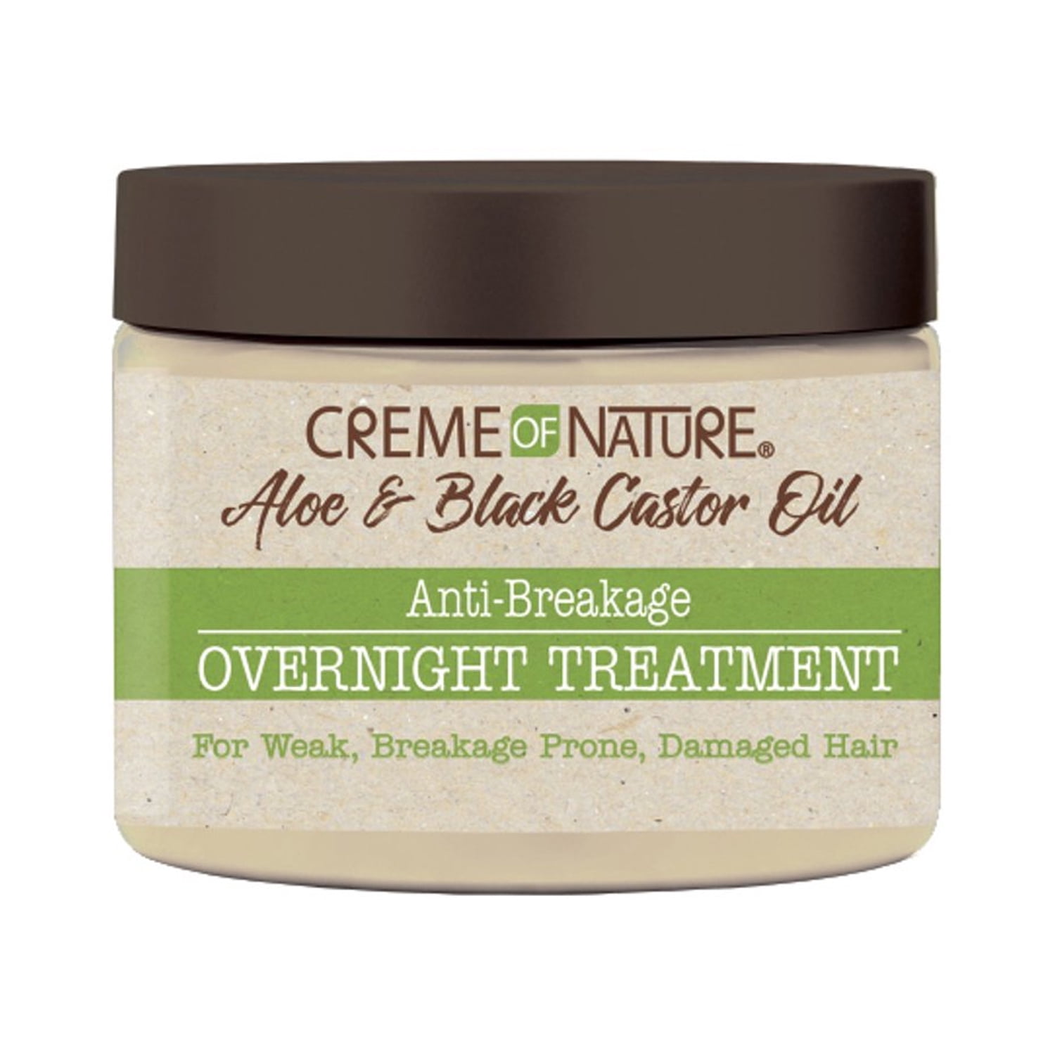 Creme of Nature Aloe & Black Castor Oil Anti-Breakage Overnight Treatment 4.76 oz,3 Packs