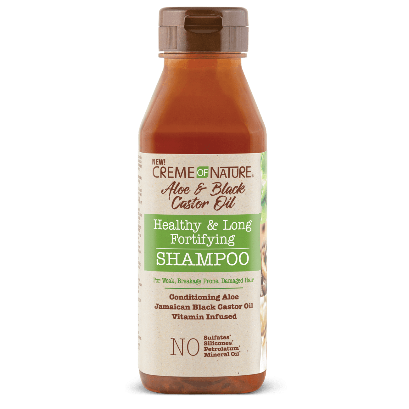 Creme of Nature Aloe & Black Castor Oil Healthy & Long Fortifying Shampoo 12 oz.