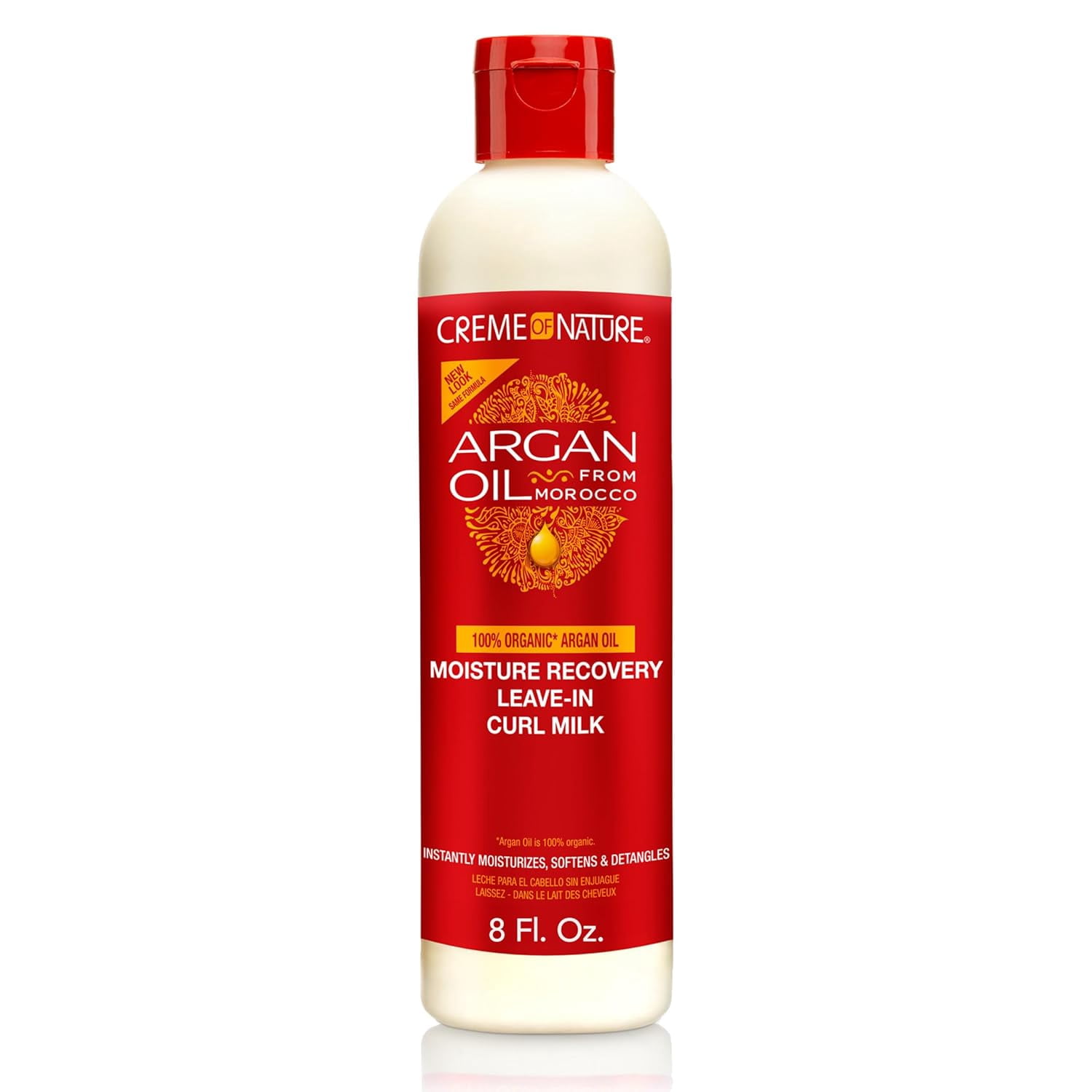 Creme of Nature Argan Oil Leave-in Hair Milk 8 oz (Pack of 3)