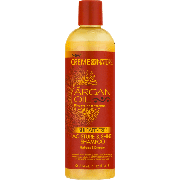 Creme of Nature Argan Oil Moisture & Shine Shampoo, 12 Oz