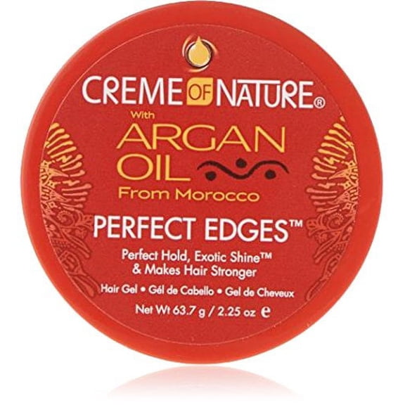 Creme of Nature Argan Oil Perfect Edges Control 2.25 oz. Jar (3 Pack)