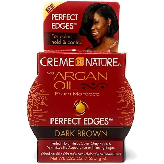 Creme of Nature Argan Oil Perfect Edges Dark Brown