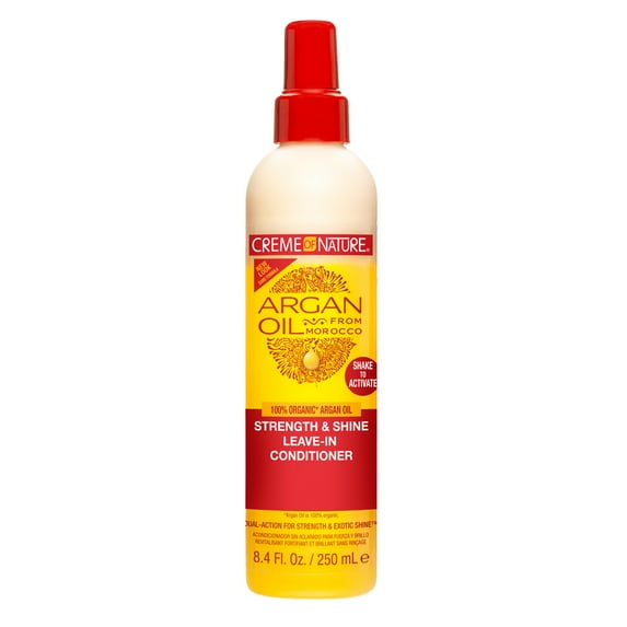 Creme of Nature Argan Oil Strength & Shine Leave-In Conditioner, 8.45 fl oz