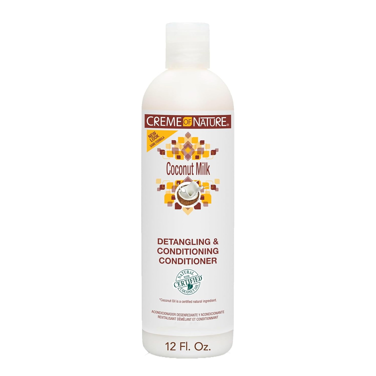 Creme of Nature Coconut Milk Detangling Conditioner 12 oz (Pack of 6)
